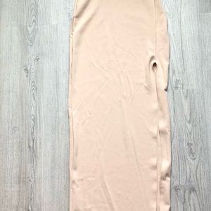 Long off shoulder dress